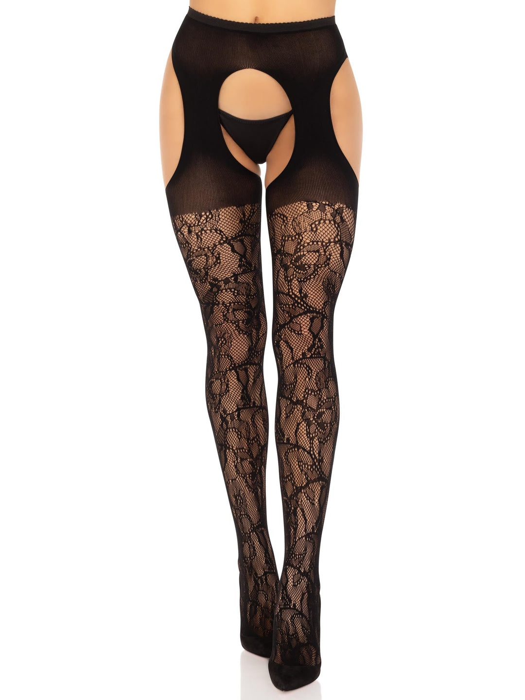 Rhiannon Lace Suspender Hose