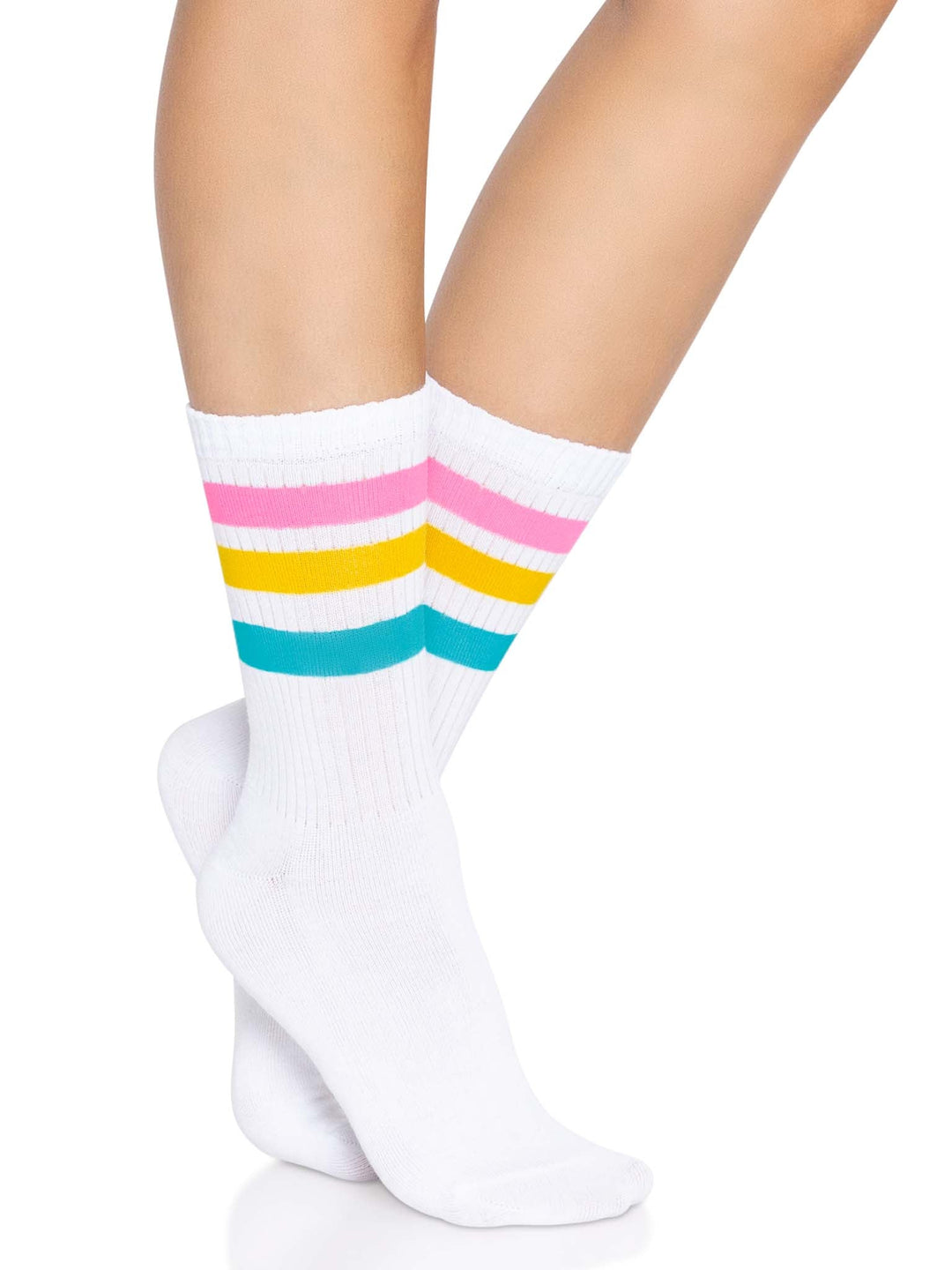 color_white | Pride Crew Socks