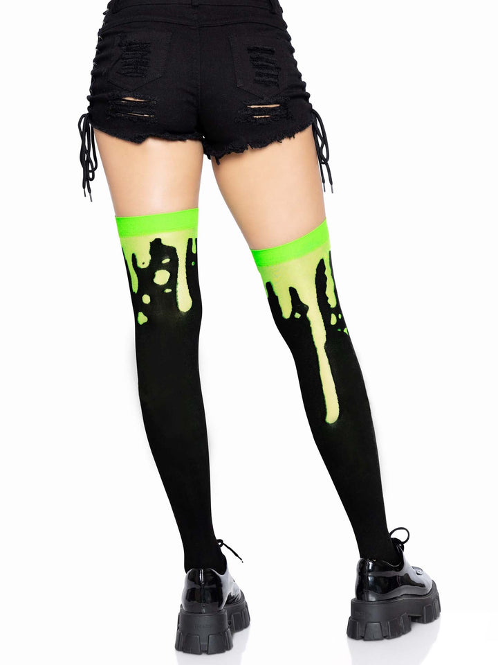 Splatter Thigh Highs