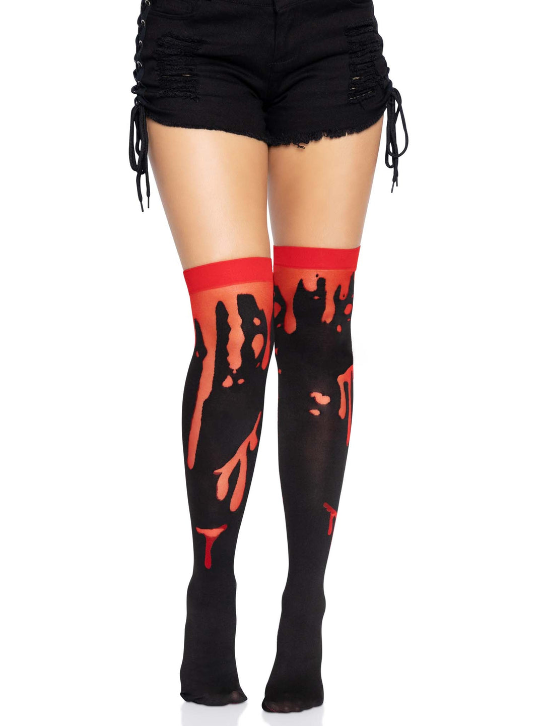 Splatter Thigh Highs