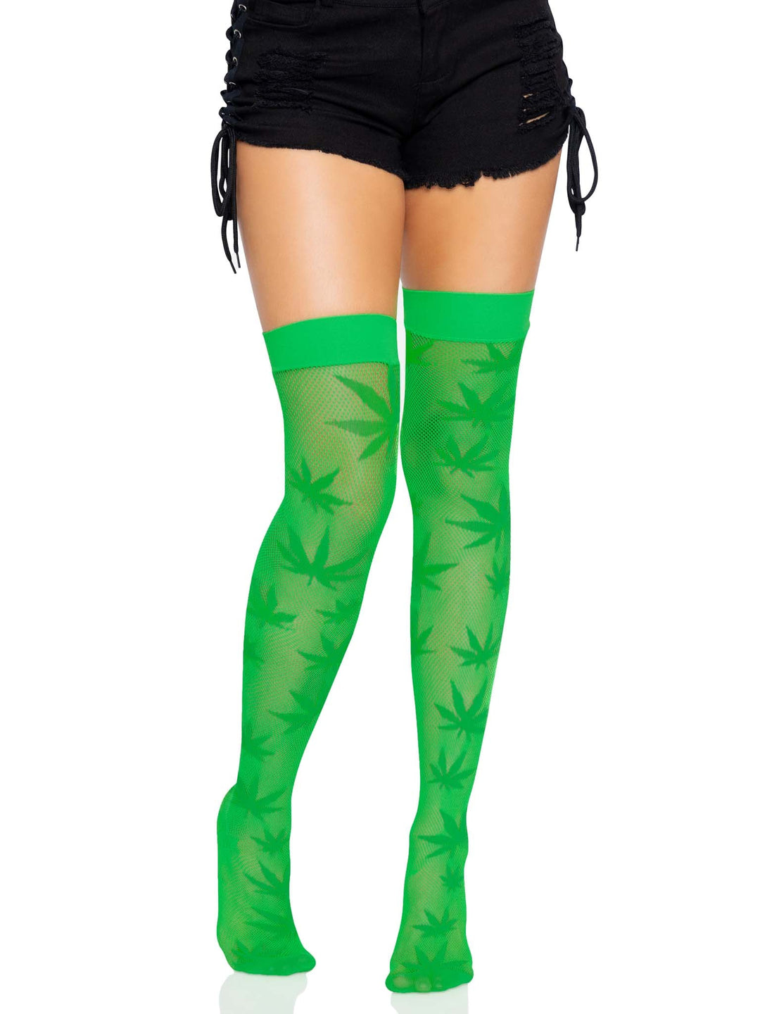 420 Net Thigh Highs