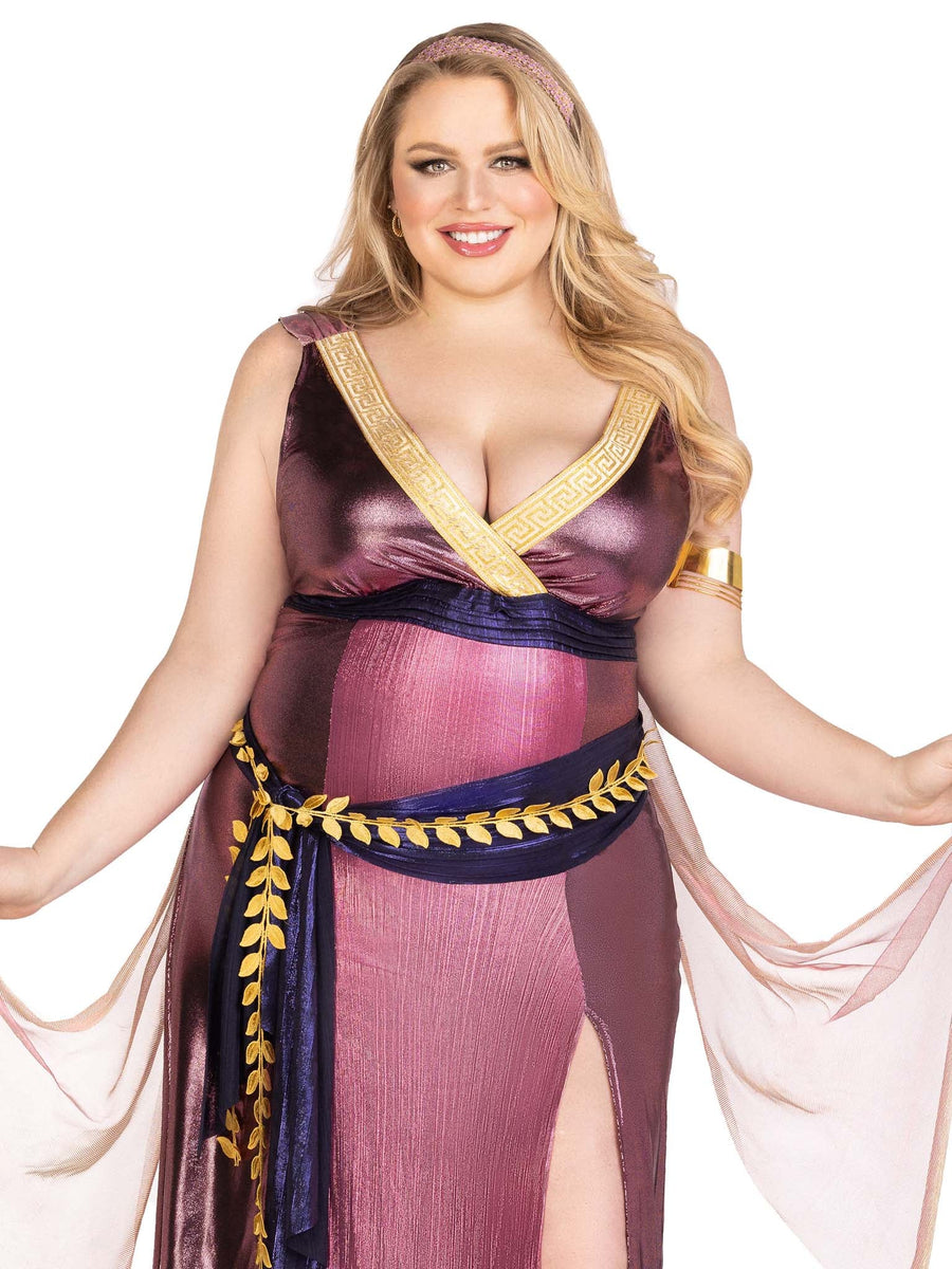 Leg Avenue Plus Amethyst Goddess Costume