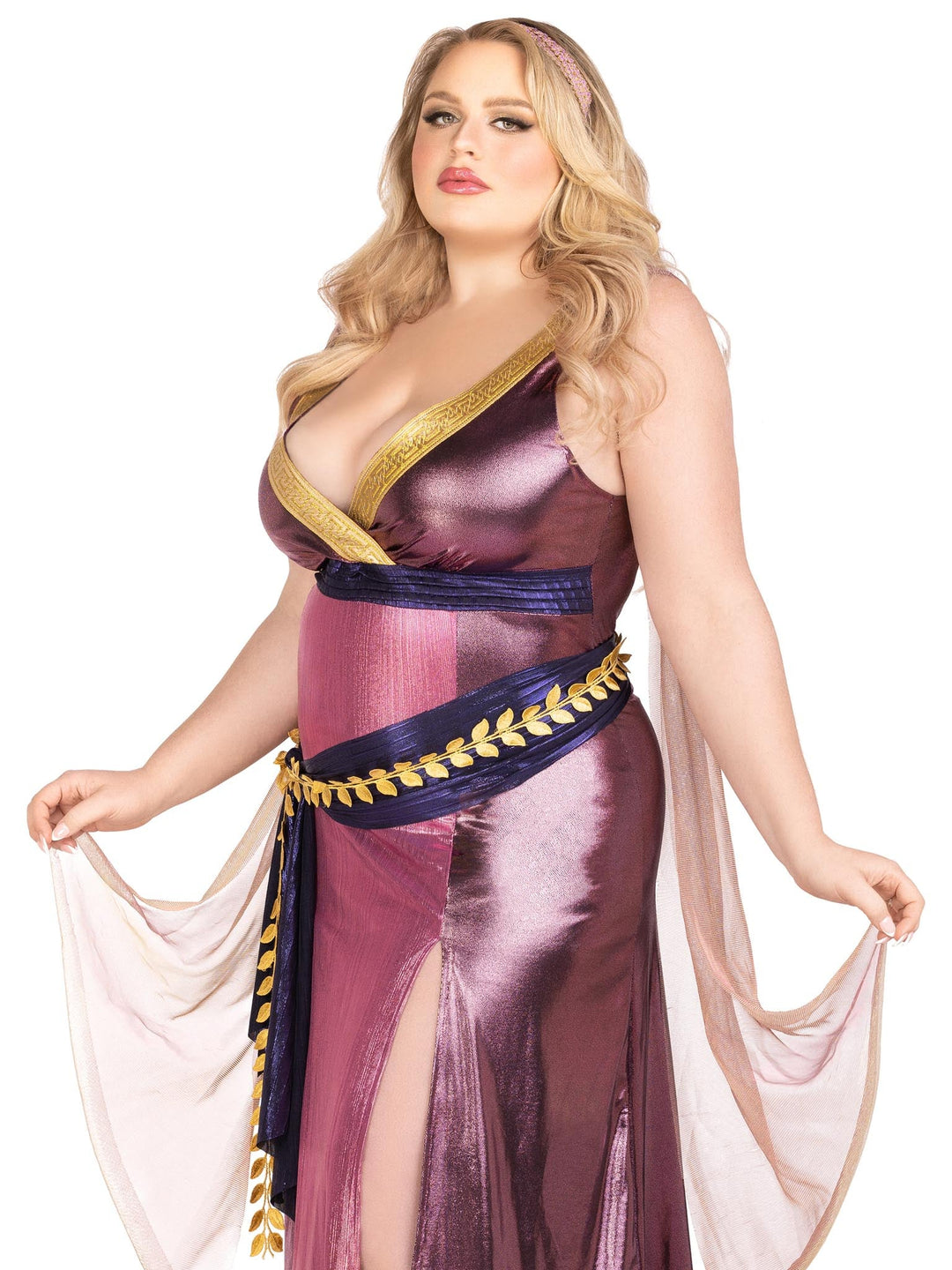 Plus Amethyst Goddess Costume