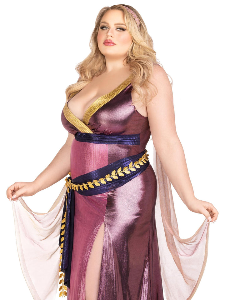 Plus Amethyst Goddess Costume