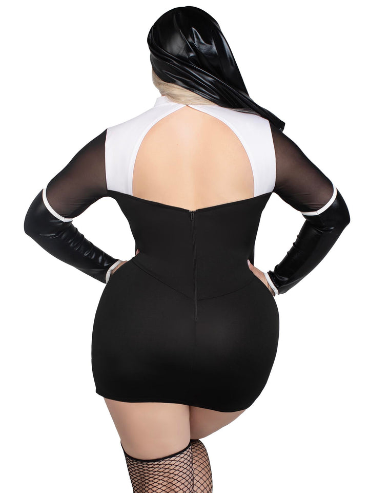 Plus Holy Hottie Nun Costume