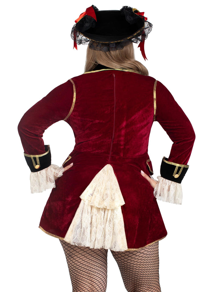 Plus Captivating Captain Pirate Costume