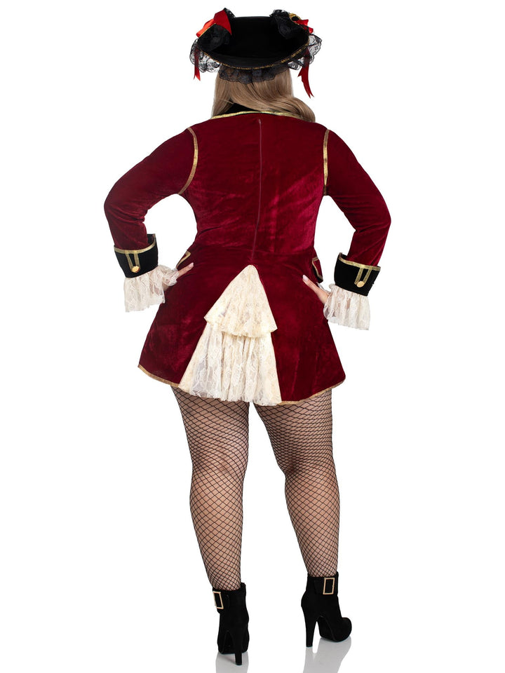 Plus Captivating Captain Pirate Costume