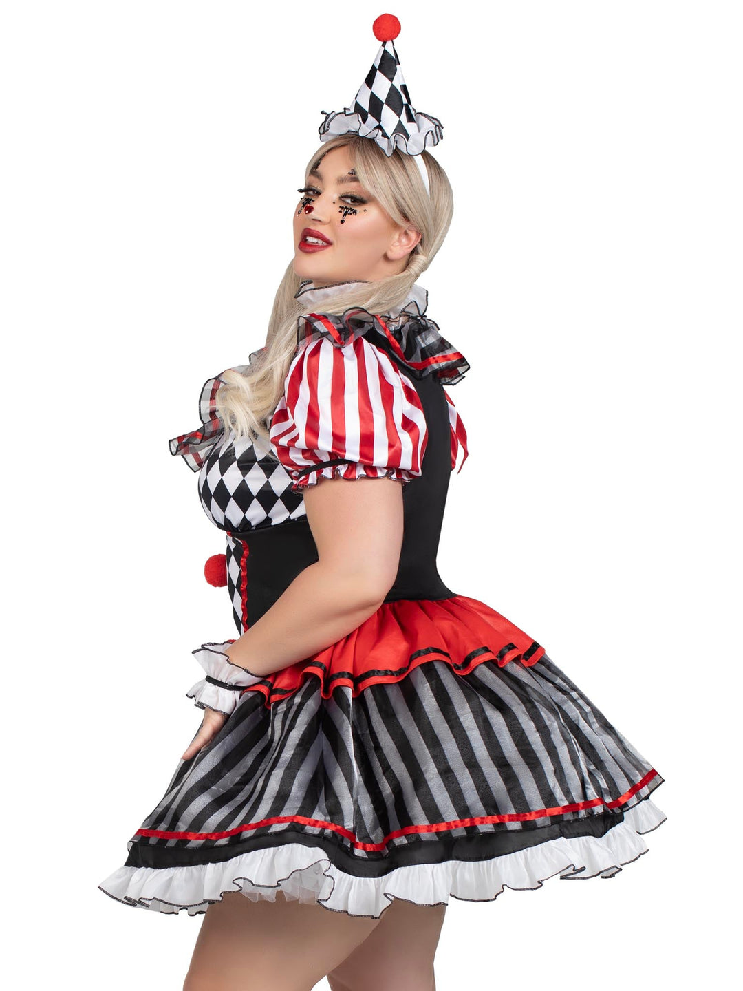 Plus Darling Harlequin Costume