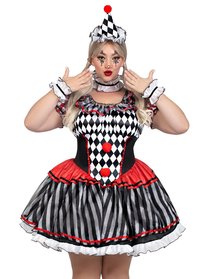 Plus Darling Harlequin Costume