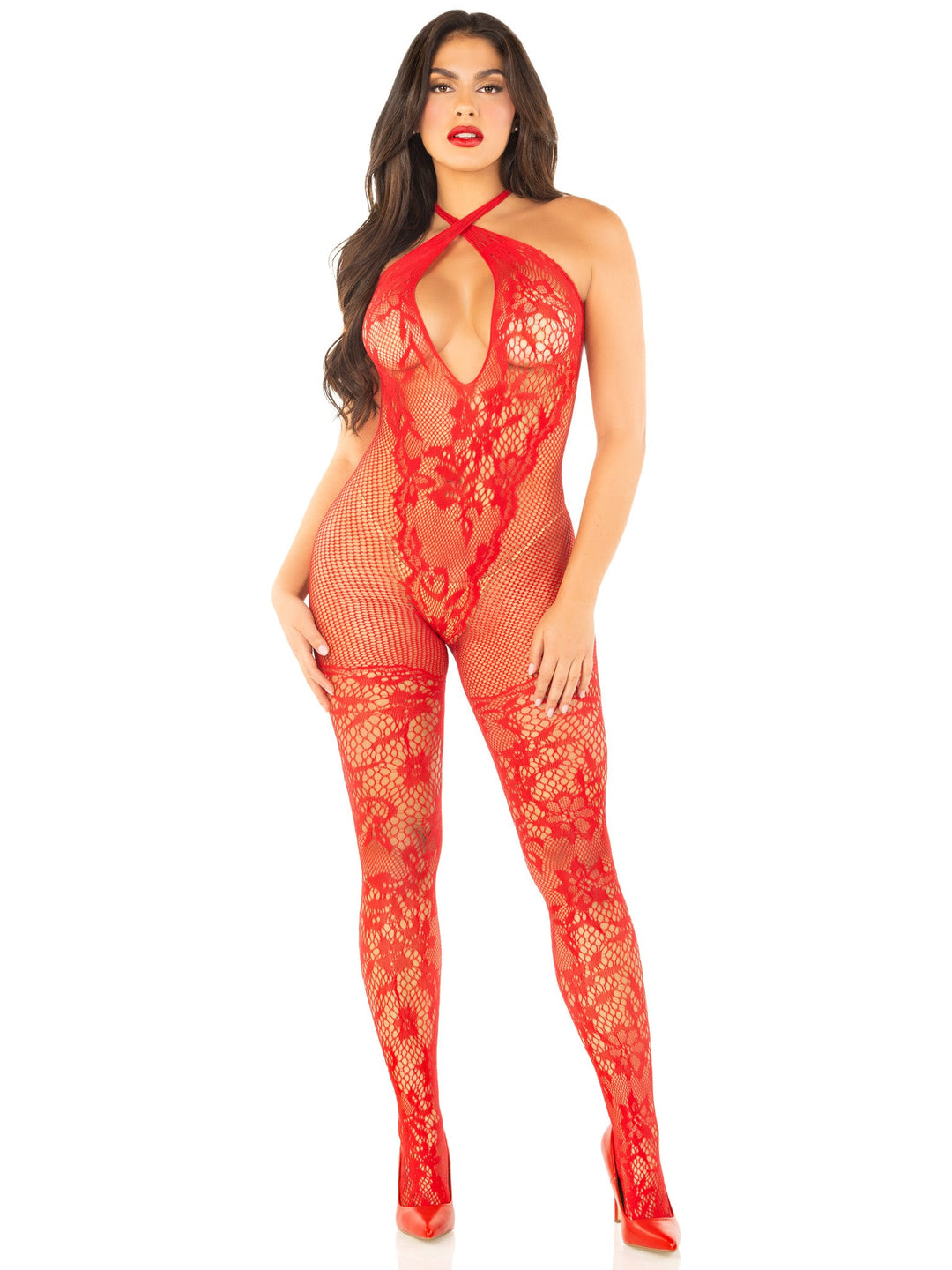 Pretty Persuasion Lace Bodystocking