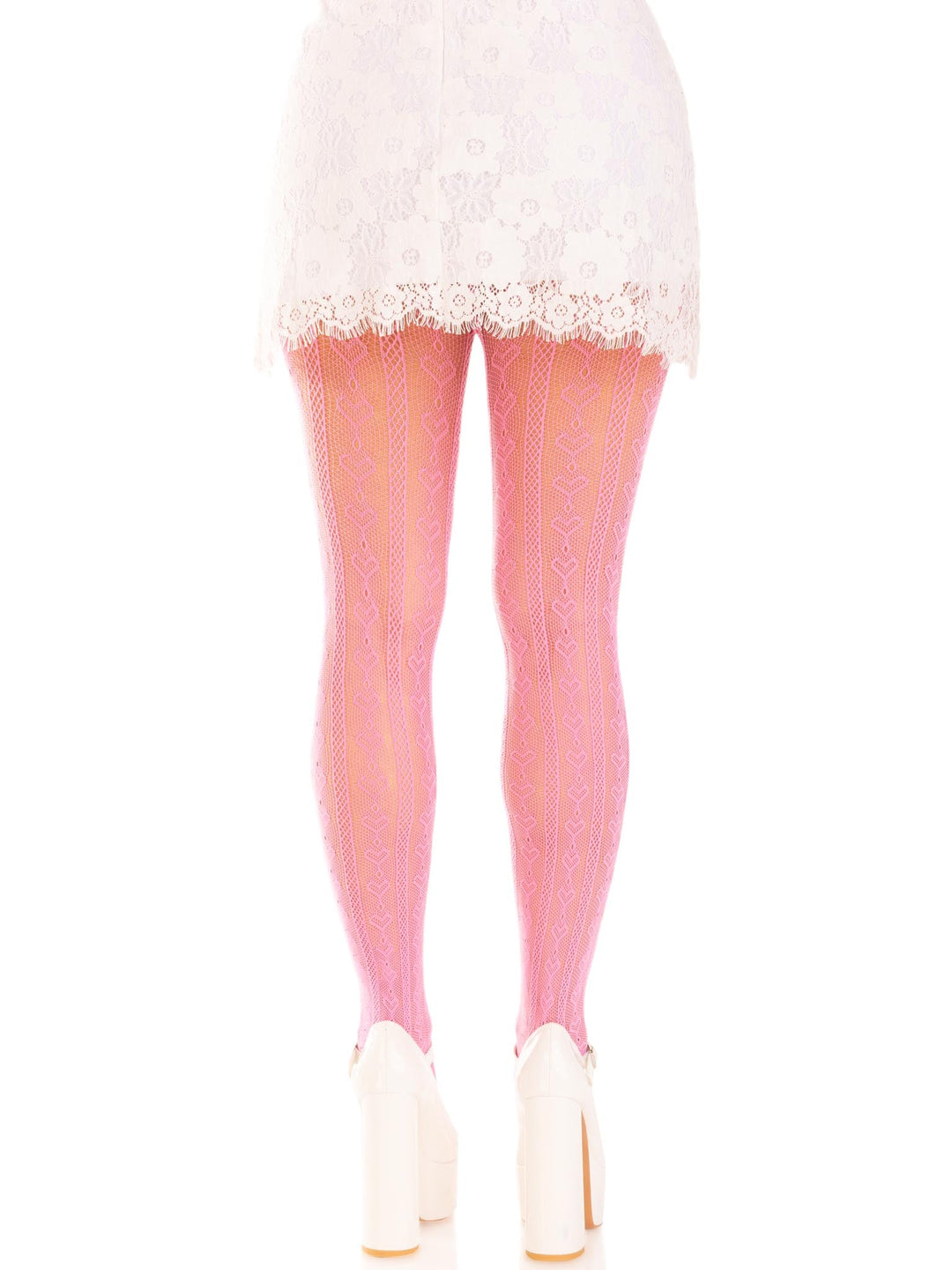 Sweetheart Striped Tights