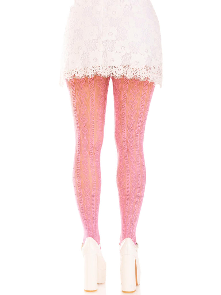 Sweetheart Striped Tights