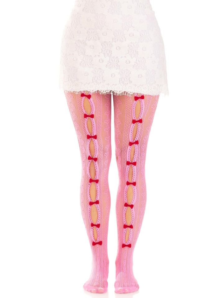 Sweetheart Striped Tights