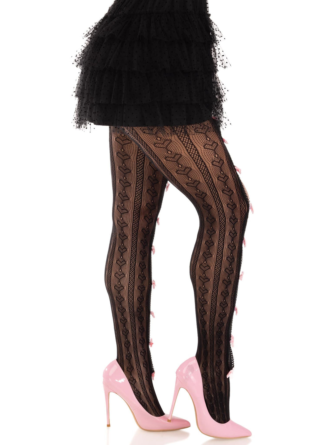 Sweetheart Striped Tights