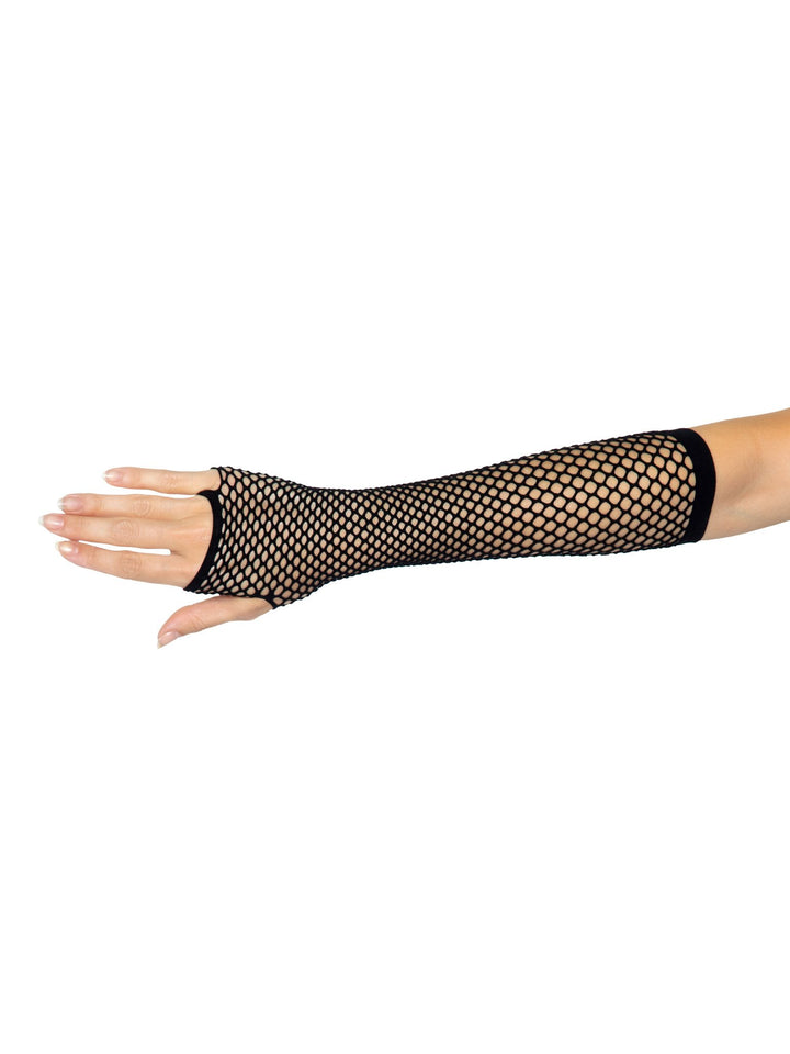 Triangle Fishnet Fingerless Gloves