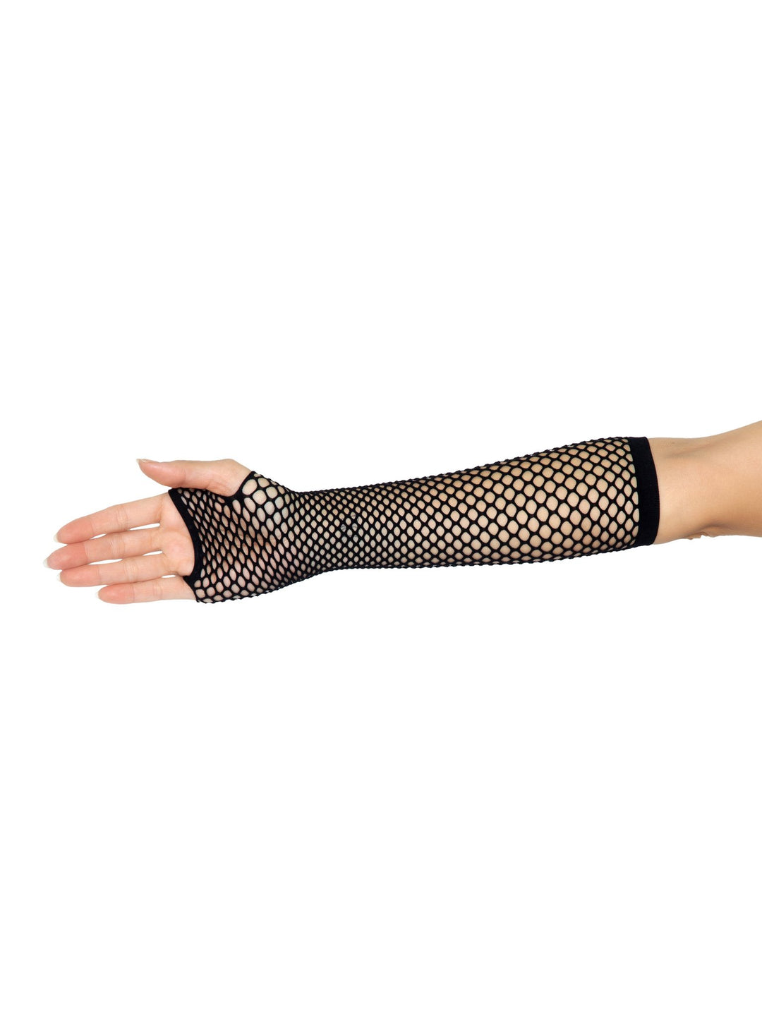 Triangle Fishnet Fingerless Gloves