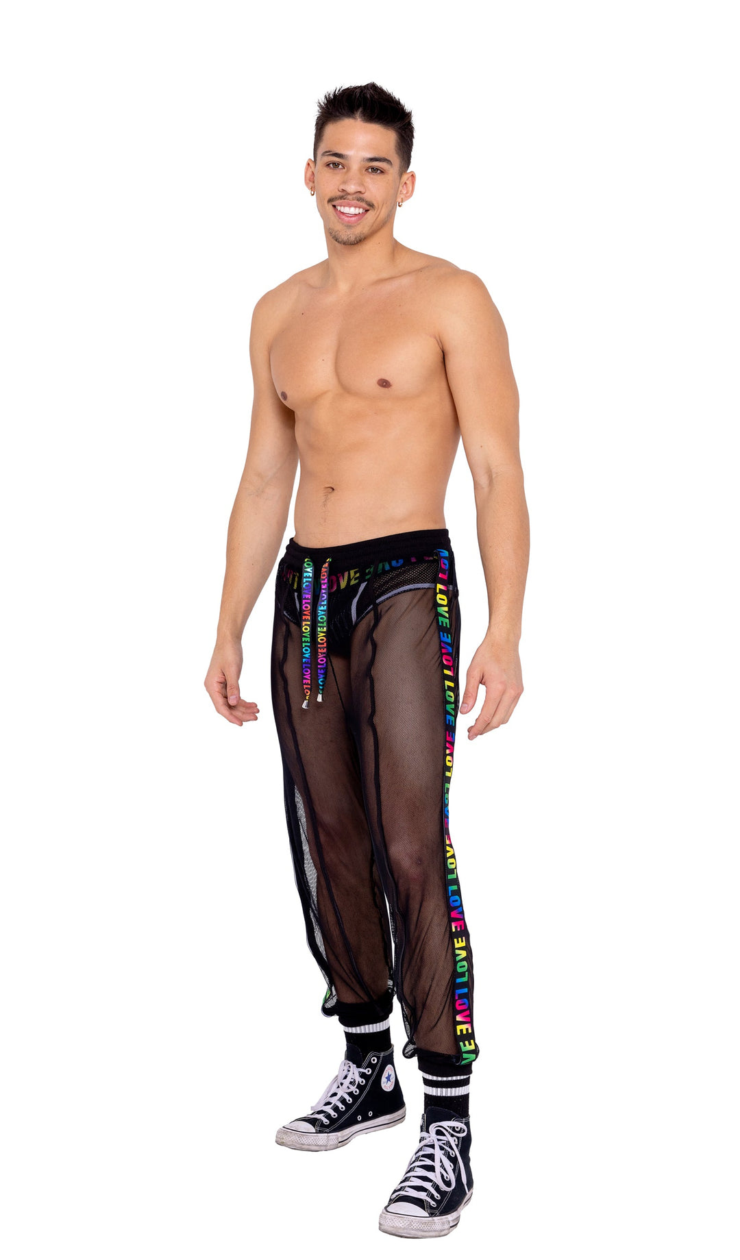 Pride Fishnet Men's Joggers