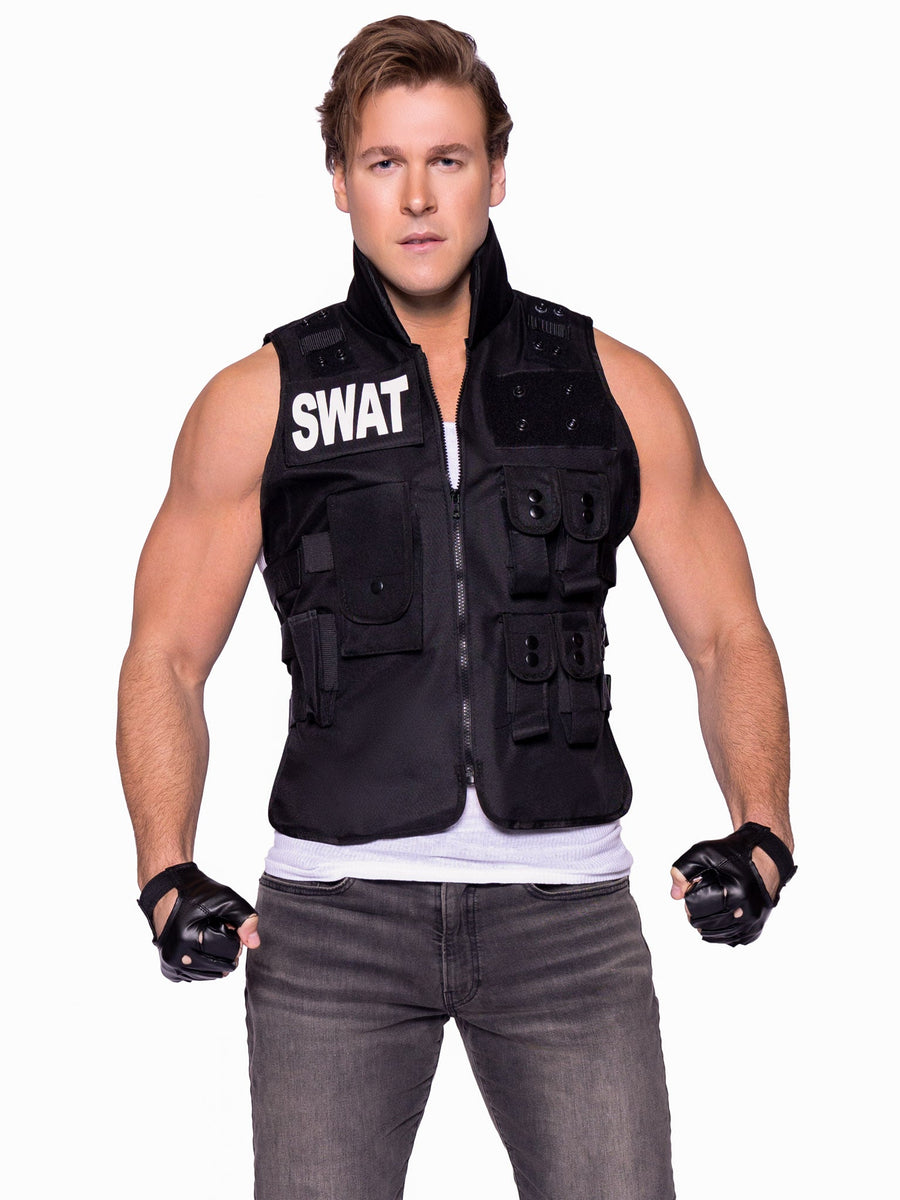 SWAT Commander Utility Vest and Gloves Set