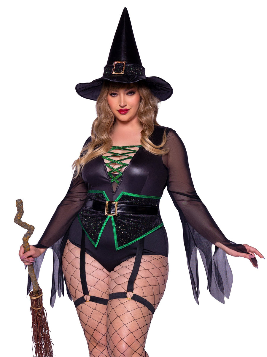 87148x-plus-broomstick-witch-costume, 87148X    00109