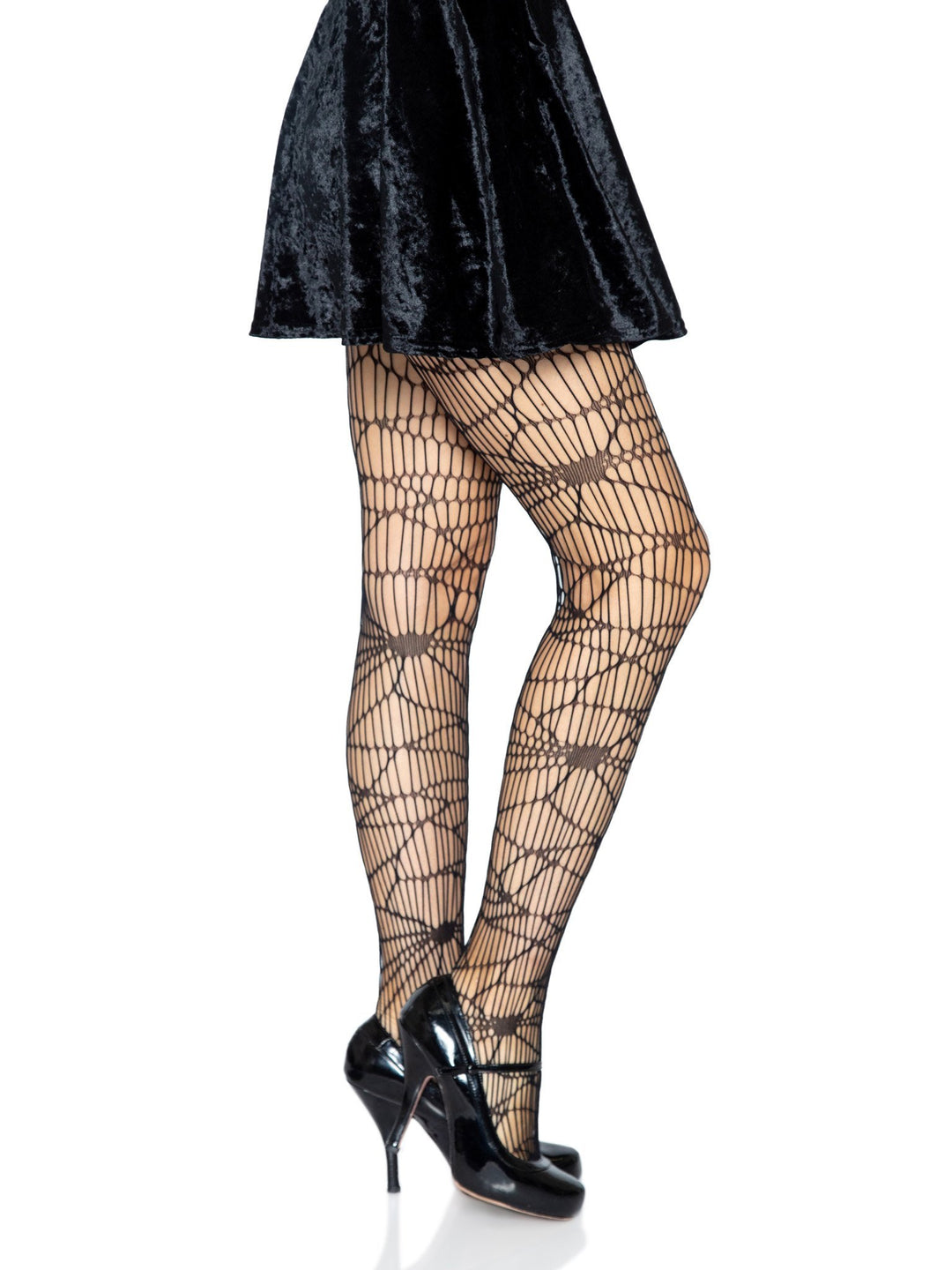 Distressed Fishnet Pantyhose