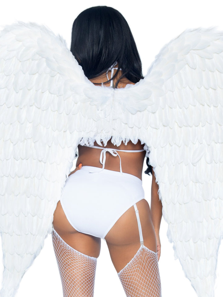 43" Deluxe Feather Angel Wings