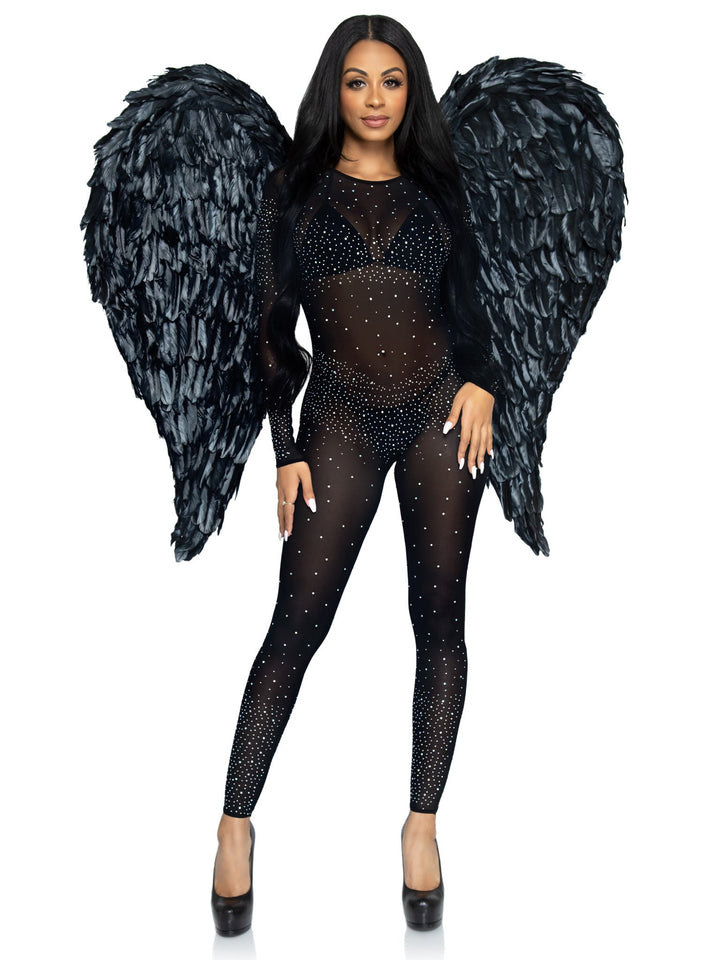 43" Deluxe Feather Angel Wings