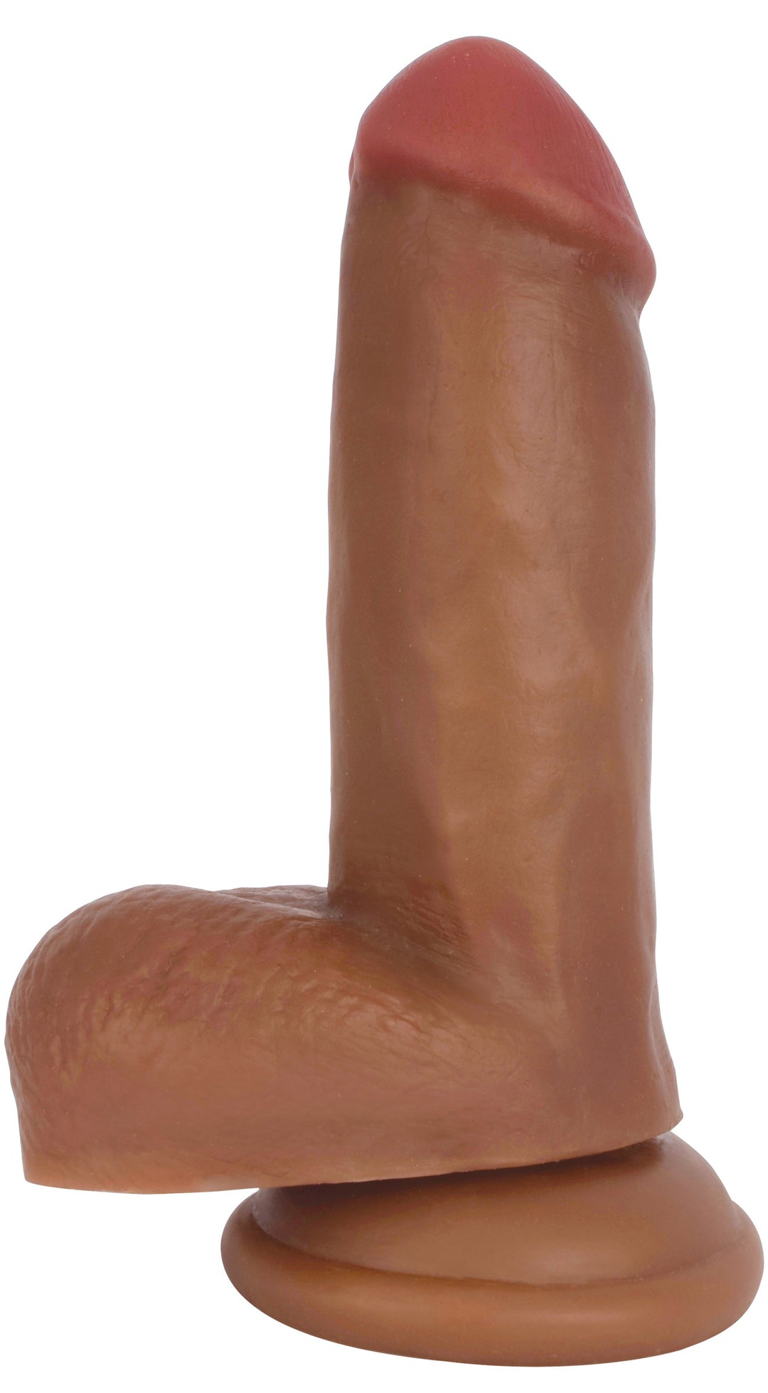 Jock Dark Bareskin Dildo with Balls - 6 Inch - CN-09-0611-12 - UPC-653078941180