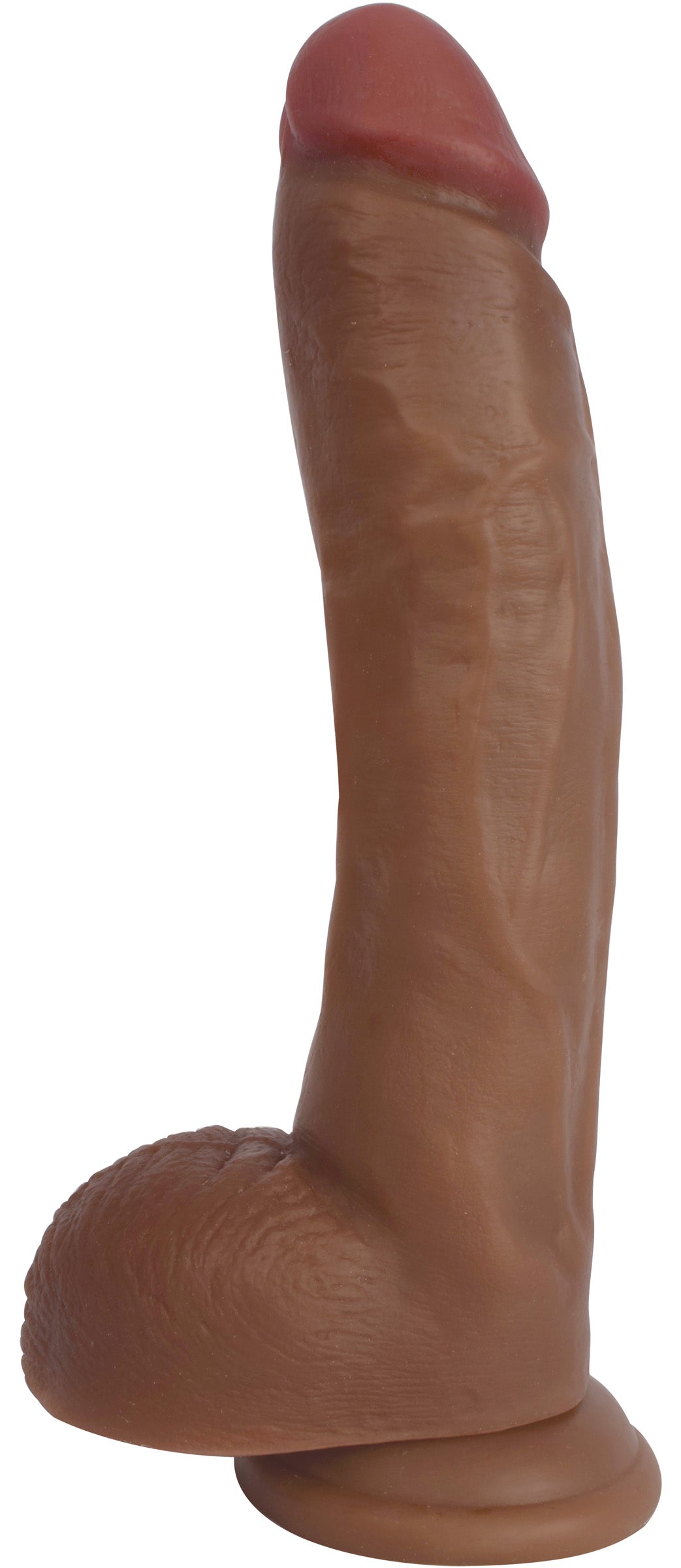 Jock Dark Bareskin Dildo with Balls - 9 Inch - CN-09-0620-12 - UPC-653078941272