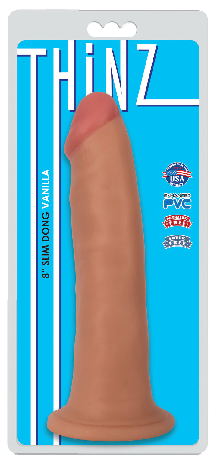 Thinz 8 Inch Slim Dildo- Light