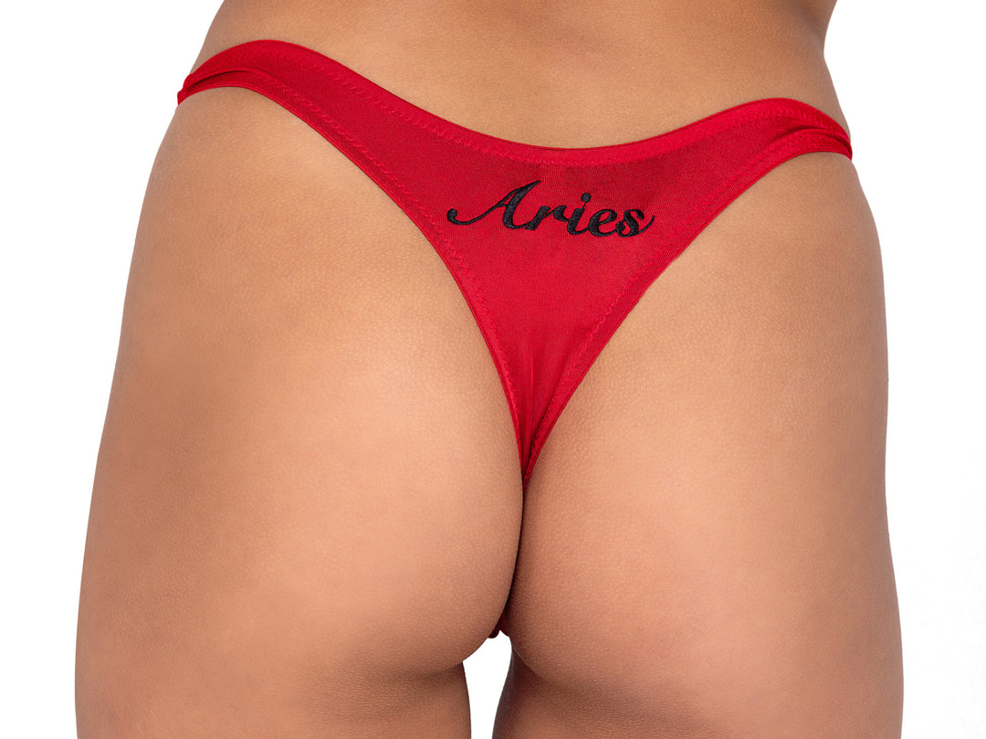 Aries Zodiac Thong