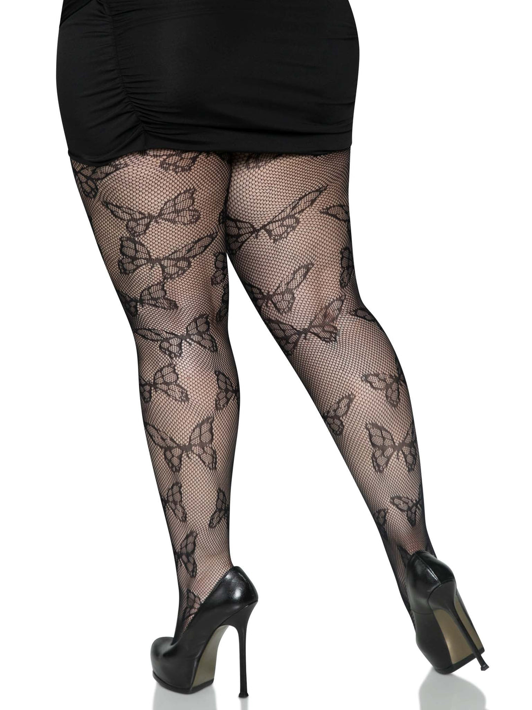 Butterfly Fishnet Plus Pantyhose