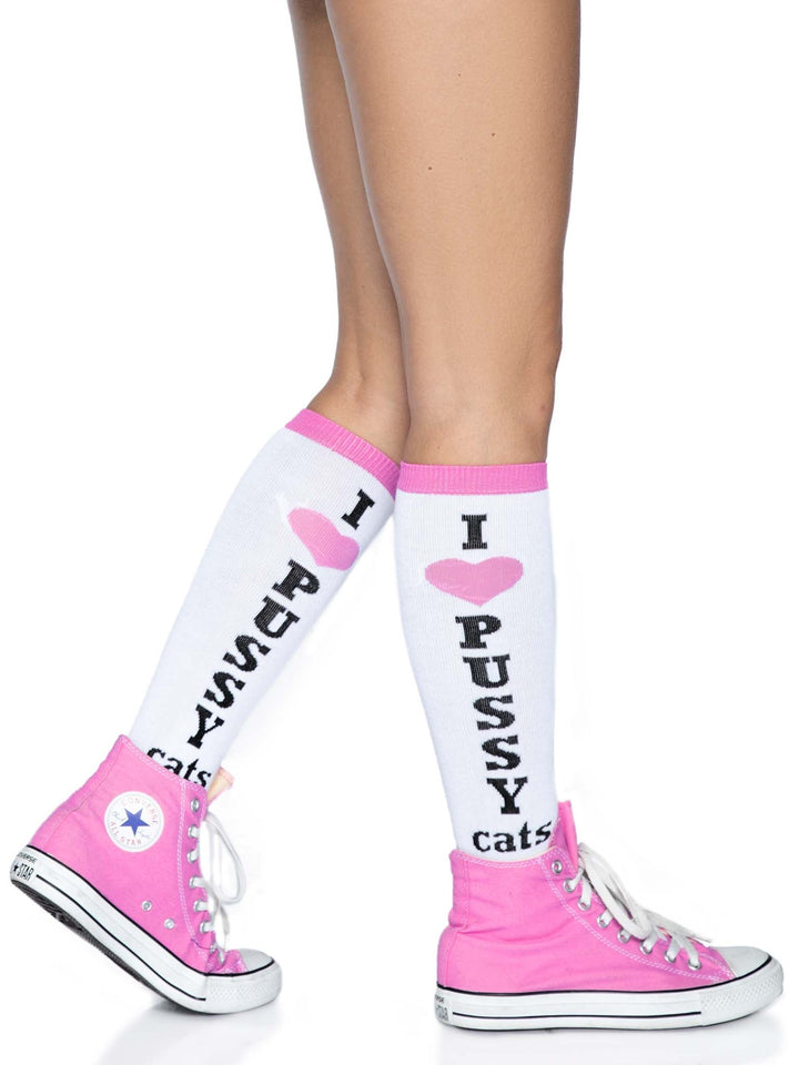 Pussycat Knee High Socks