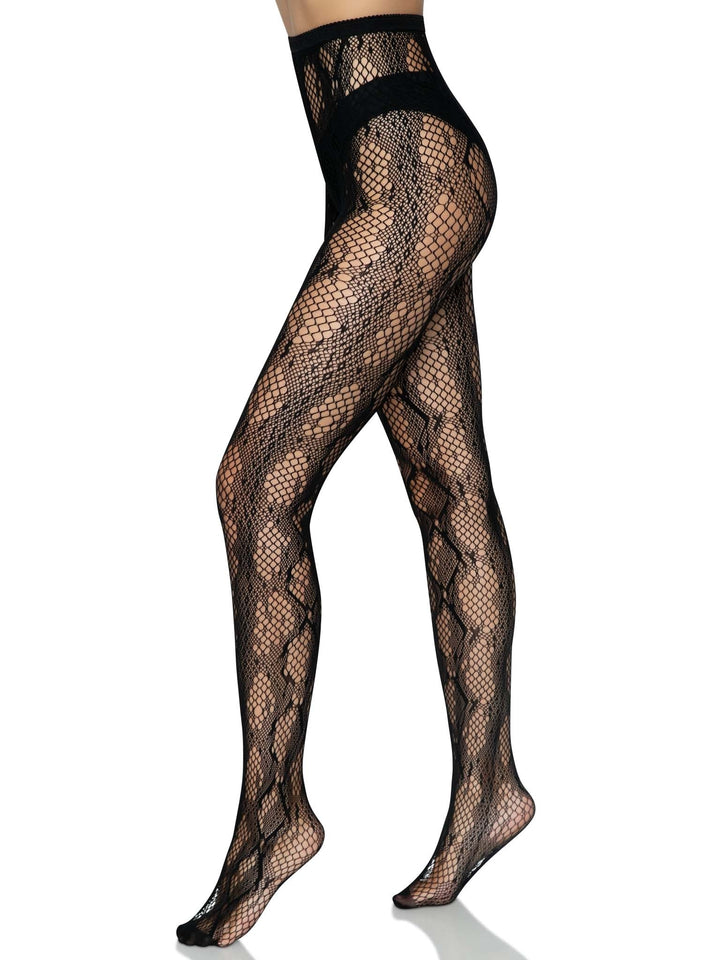 Python Lace Pantyhose