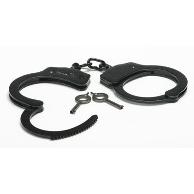 Black Steel Handcuffs - VF770 - UPC-766359159126