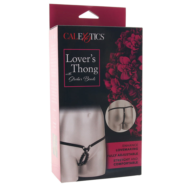 Lover's Thong with Stroker Beads