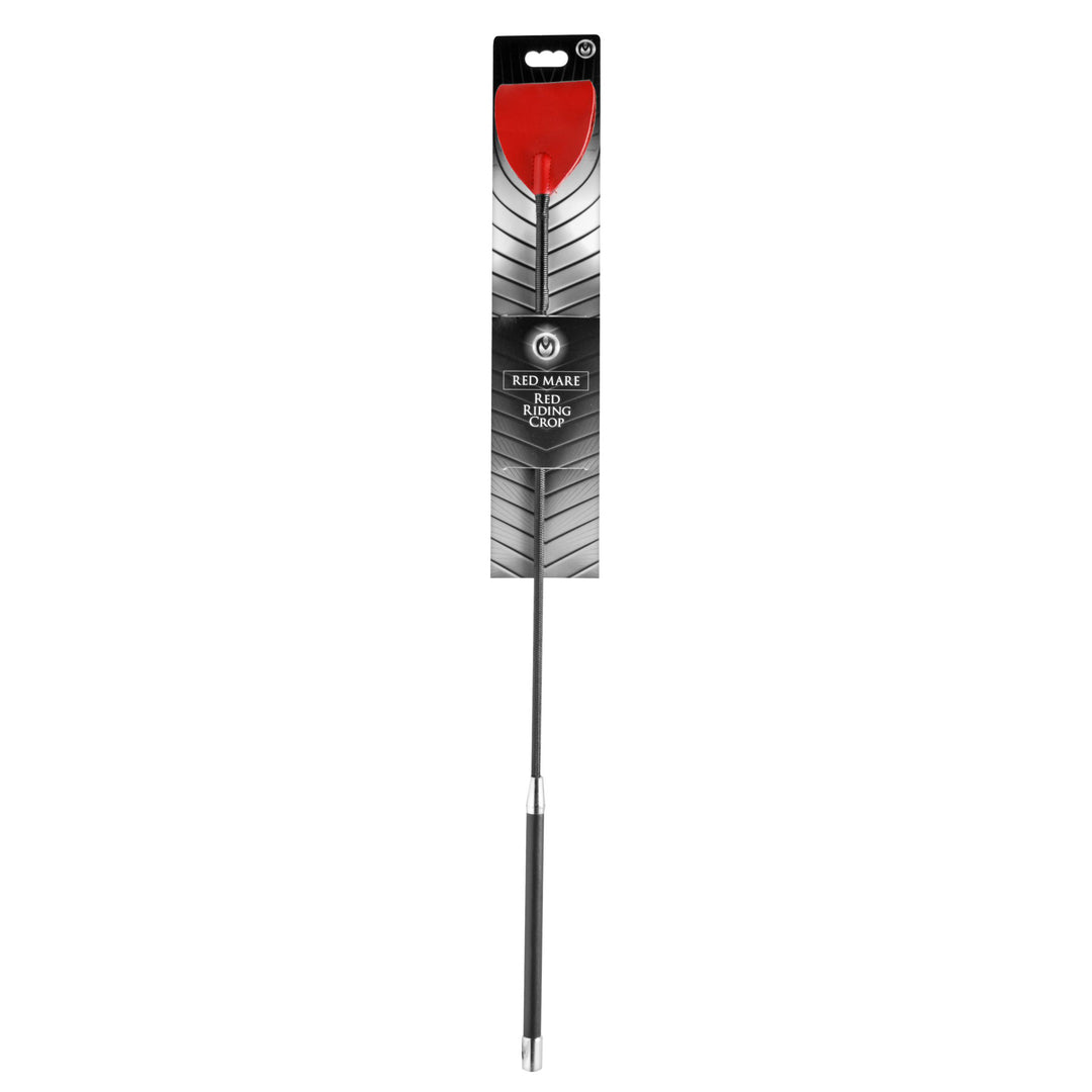 Red Leather Riding Crop