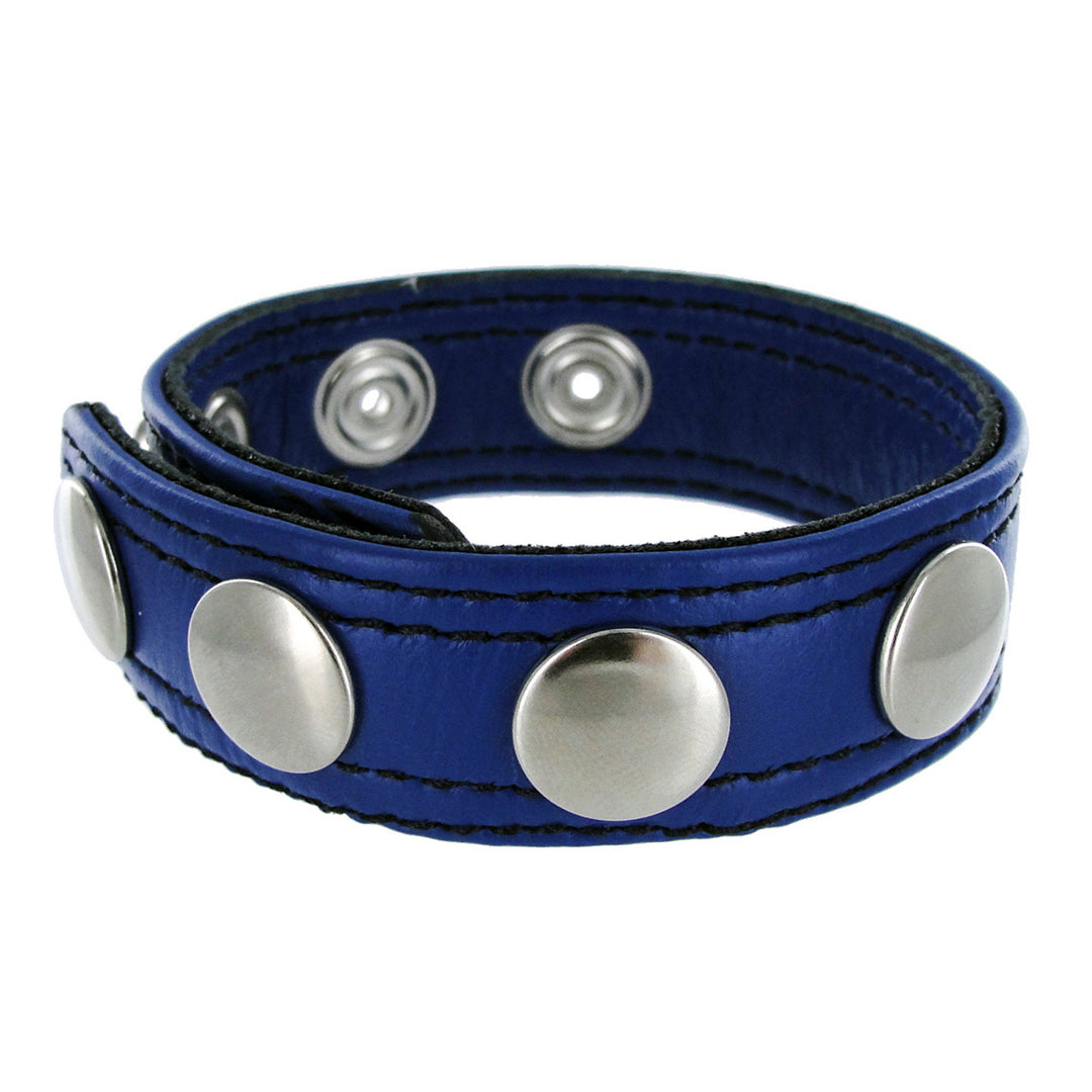 Strict Leather Blue Speed Snap Cock Ring - AB908 - UPC-811847014415