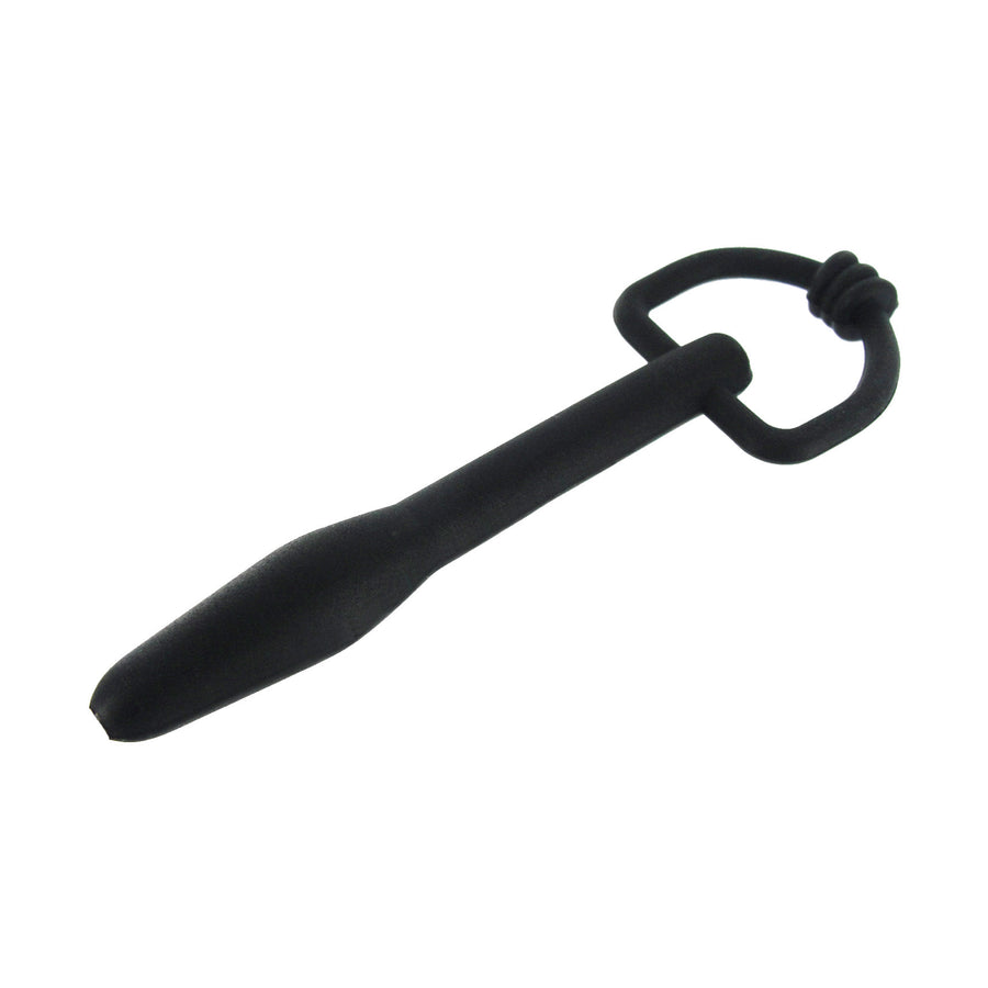 Silicone Cum-Thru D-Ring Penis Plug - AB946 - UPC-848518006233