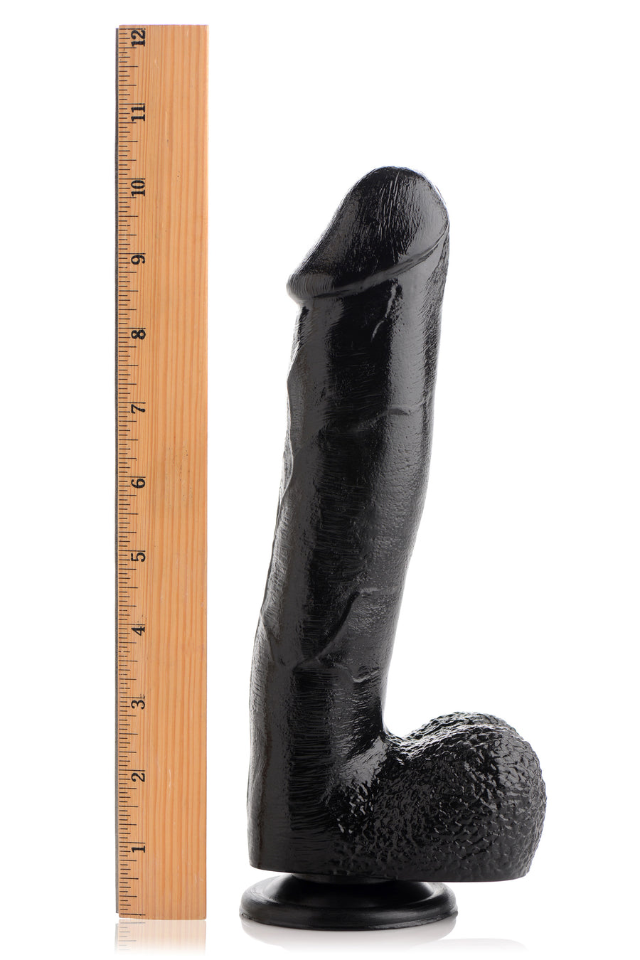 Mighty Midnight 10 Inch Dildo with Suction Cup - AB992 - UPC-811847014767