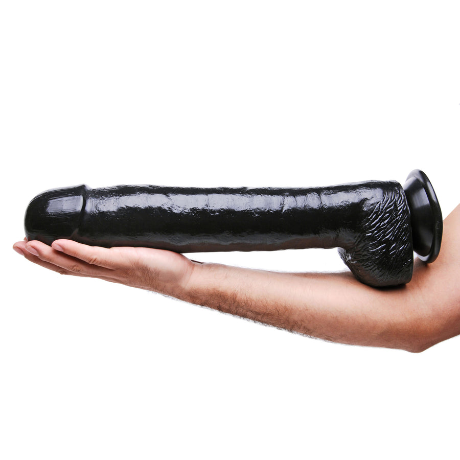 The Black Destroyer Huge 17 Inch Dildo - AC222 - UPC-811847015962