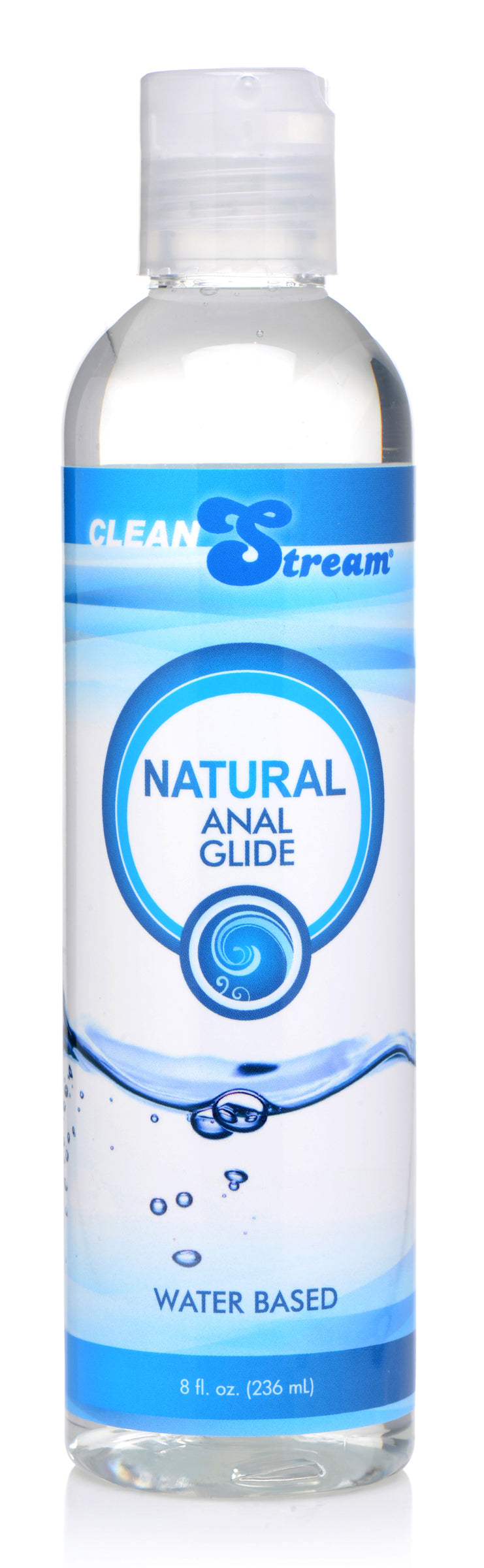 CleanStream Water-Based Anal Lube 8 oz - AC322 - UPC-811847016617