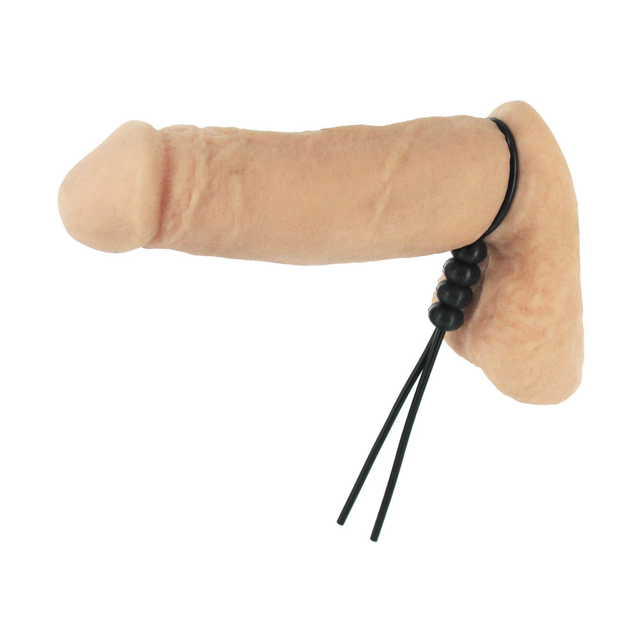 4-Way Adjustable Cock and Ball Tie - Black - AC358 - UPC-848518000873