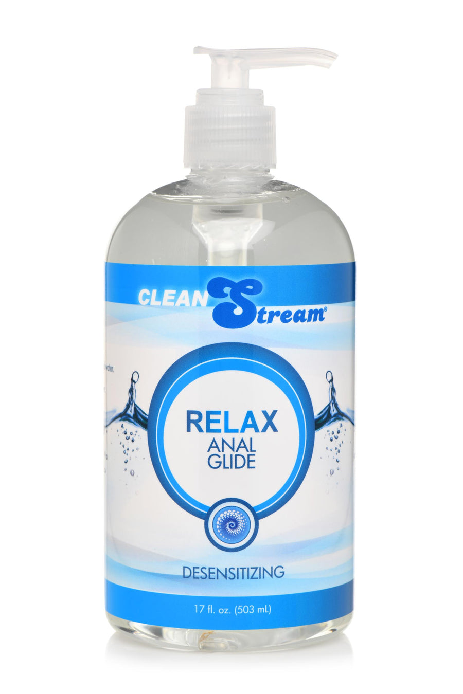 Clean Stream Relax Desensitizing Anal Lube 17 oz - AC696 - UPC-848518001252