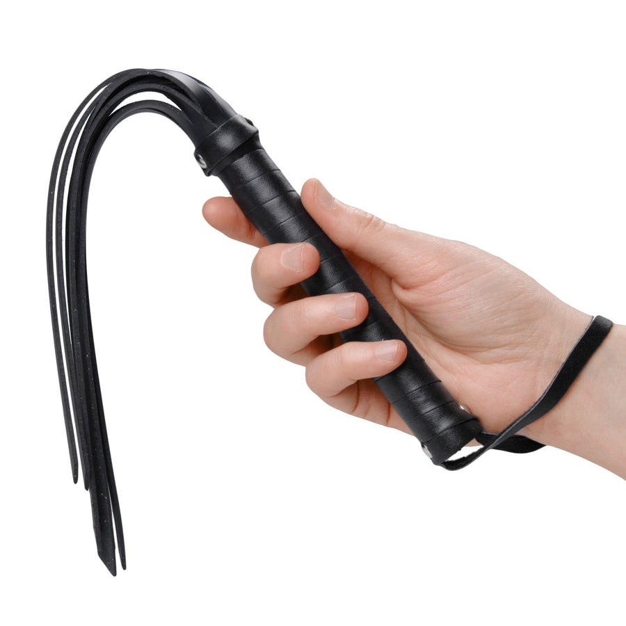 Rubber Strands Hand Flogger - AD216 - UPC-848518006486