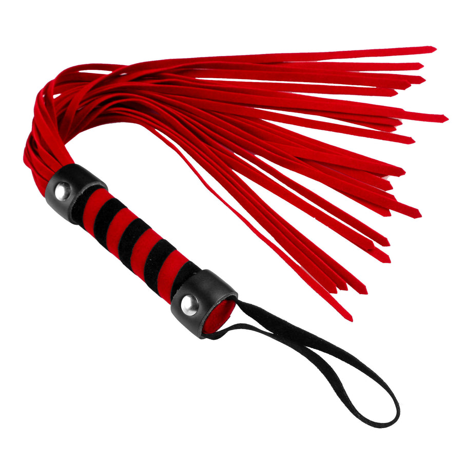 Short Suede Flogger - Red - AD265-Red - UPC-848518007001