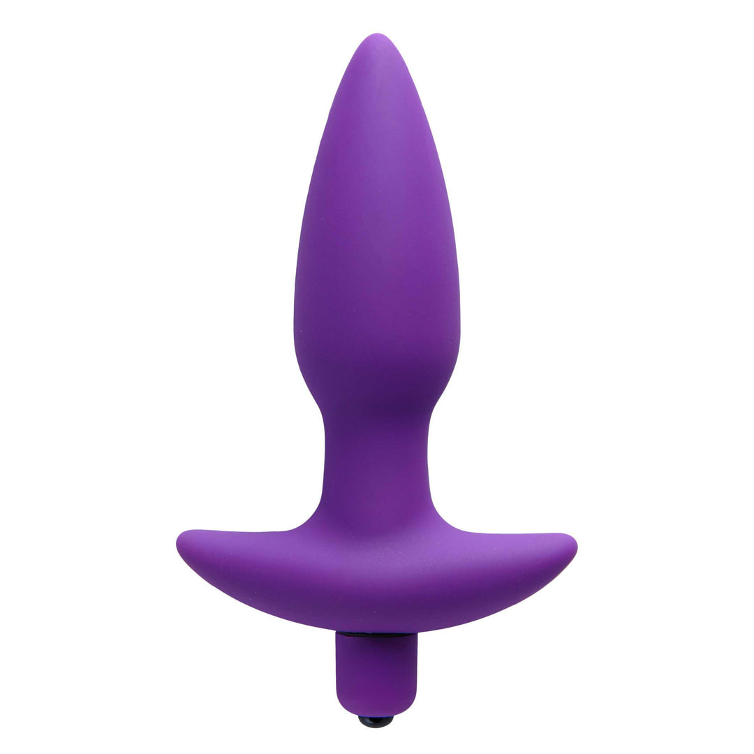 Aria Vibrating Silicone Anal Plug- Medium - AD330-Medium - UPC-848518007988