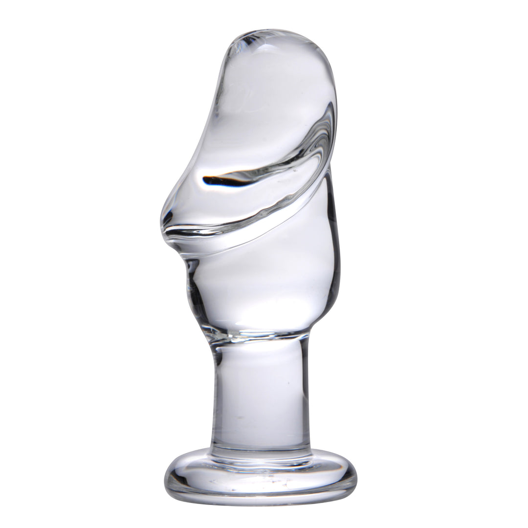 Asvini Glass Penis Anal Plug - AD527 - UPC-848518010742