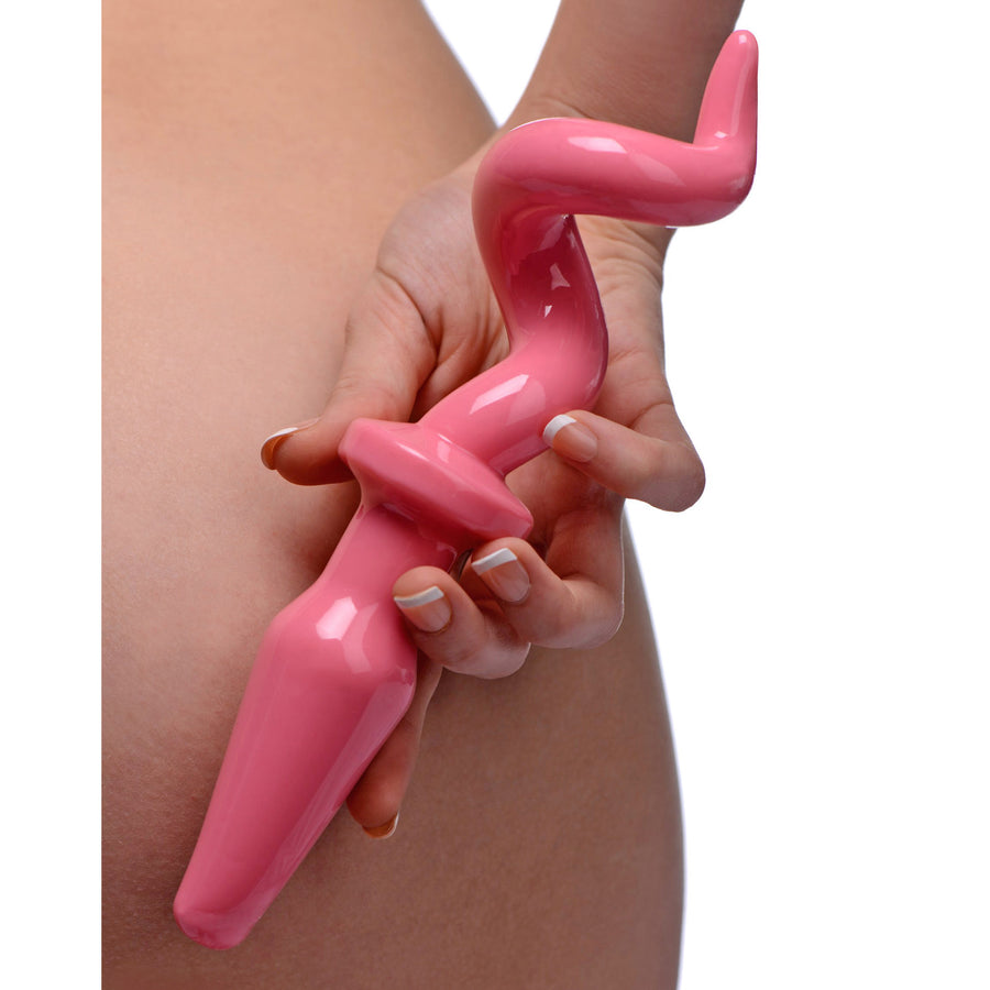 Piggy Tail Anal Plug - AD579 - UPC-848518011602