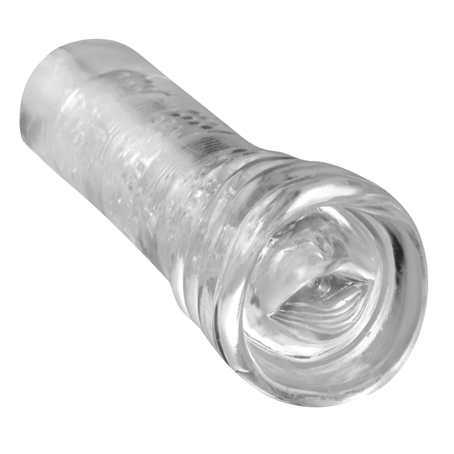 Lusty Lips See Through Masturbation Sleeve - AD582 - UPC-848518011633