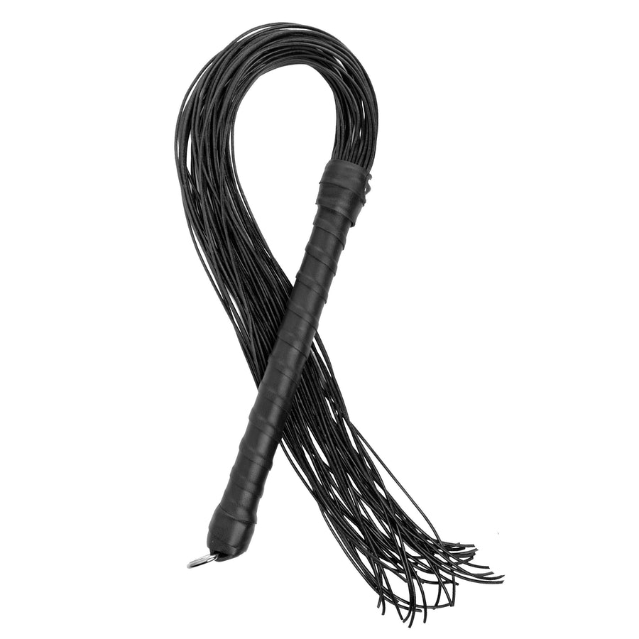 Leather Cord Flogger - AD936 - UPC-848518015525